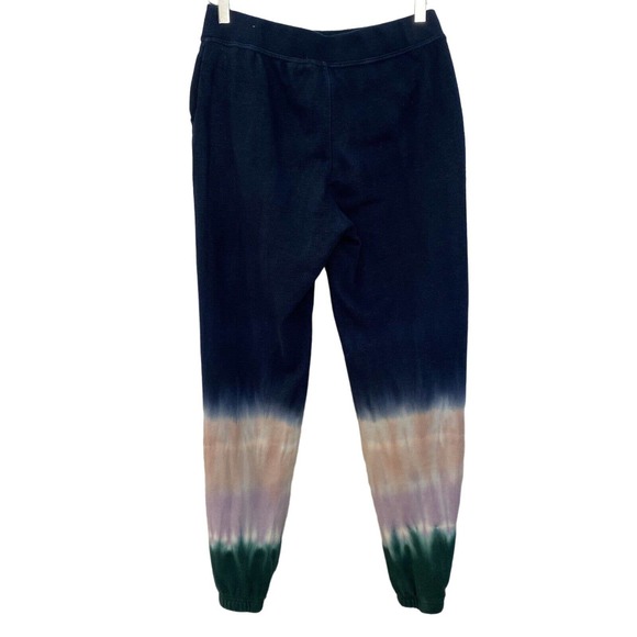 Wildfox Women's Navy Blue Tie Dye Pull-On Joggers Sweatpants - Size Small - Picture 3 of 5